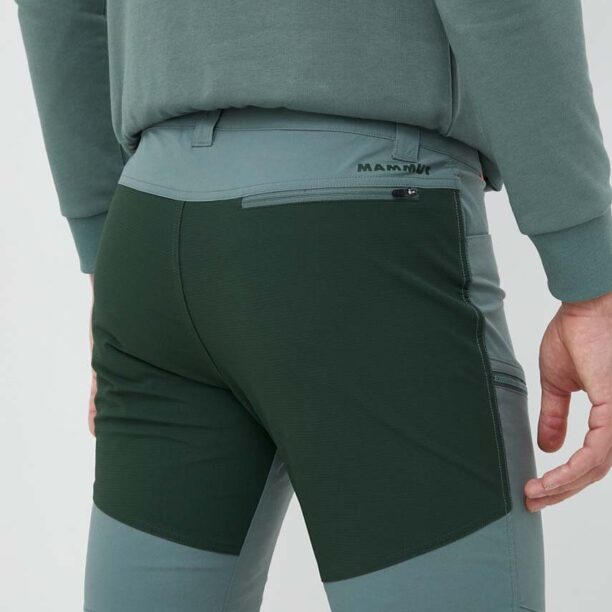 Mammut pantaloni scurți outdoor Zinal Hybrid culoarea verde preţ