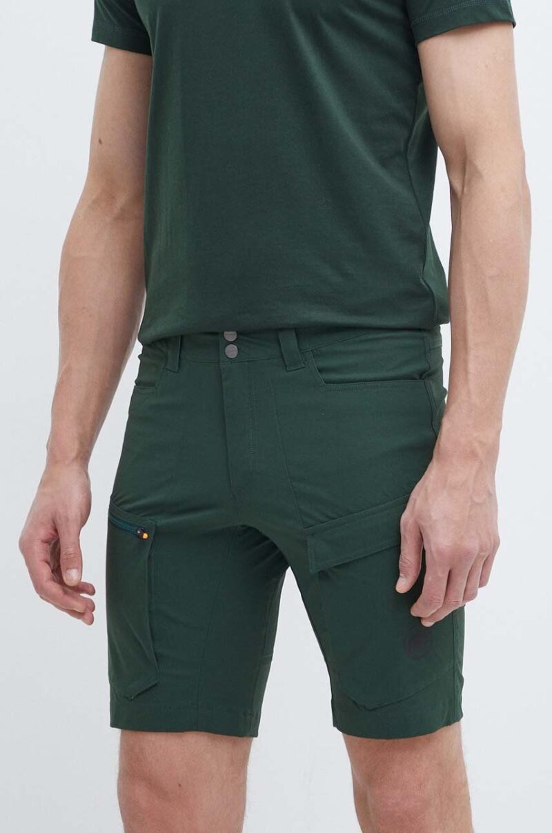 Mammut pantaloni scurți outdoor Zinal Hybrid culoarea verde