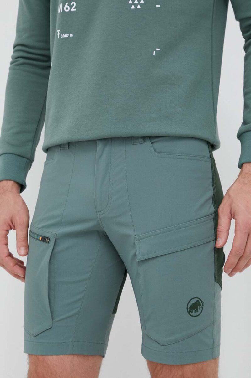 Mammut pantaloni scurți outdoor Zinal Hybrid culoarea verde