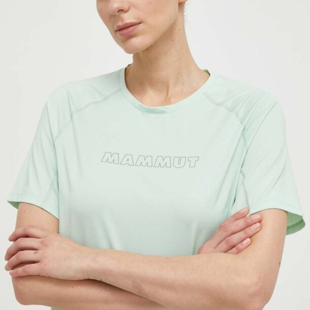 Mammut tricou sport Selun FL Logo culoarea verde preţ