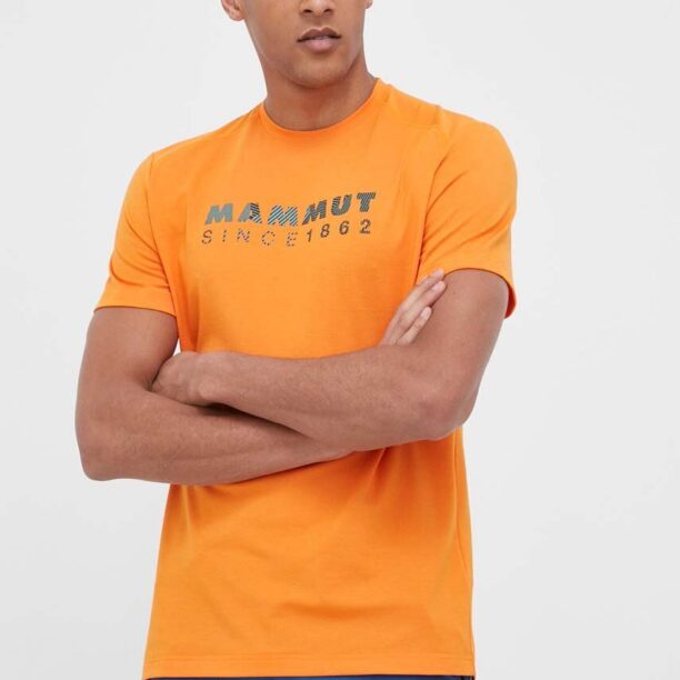 Mammut tricou sport Trovat Logo culoarea portocaliu