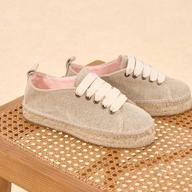 Manebi tenisi La Havana Lace-Up Espadrilles femei