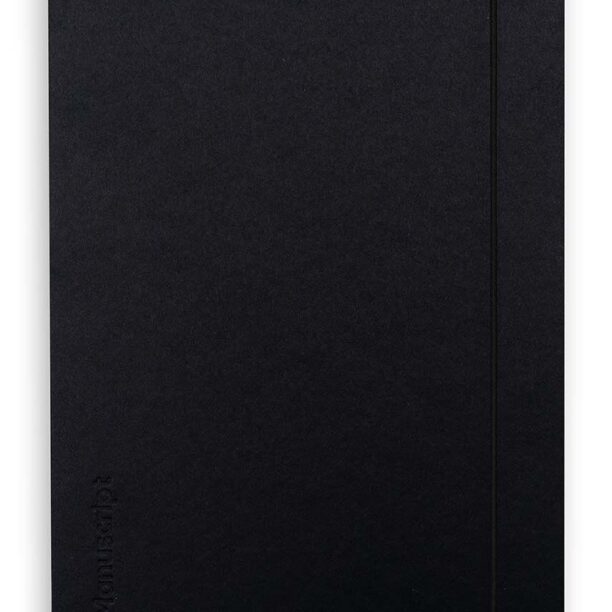 Manuscript notepad Black Plus