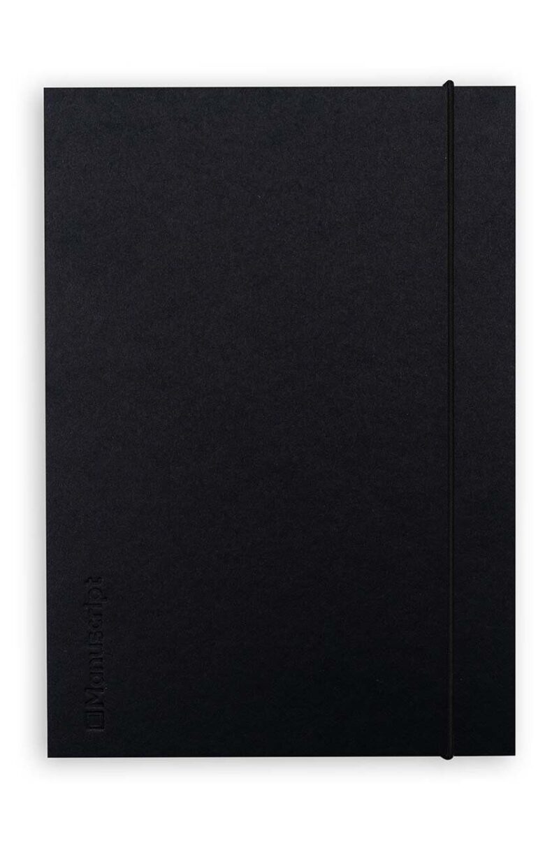 Manuscript notepad Black Plus