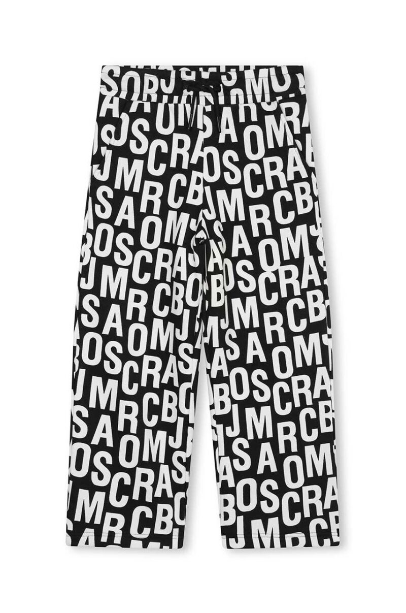 Marc Jacobs pantaloni de trening pentru copii culoarea negru