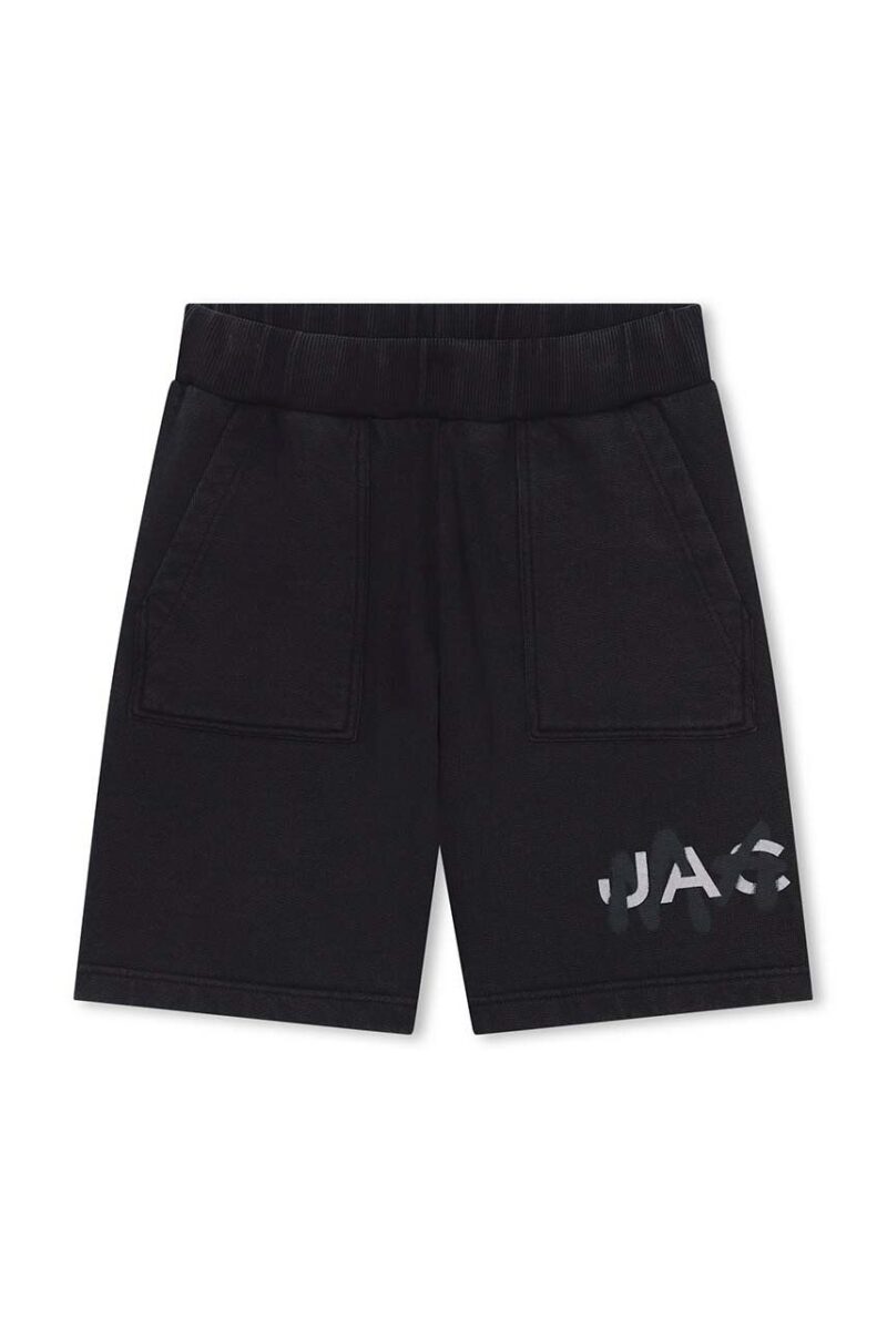 Marc Jacobs pantaloni scurți din bumbac pentru copii culoarea negru