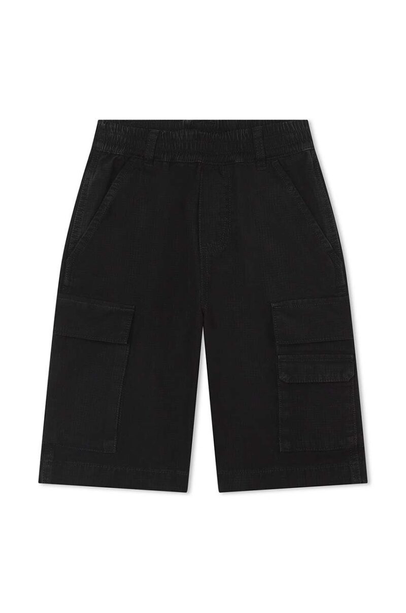 Marc Jacobs pantaloni scurți din bumbac pentru copii culoarea negru