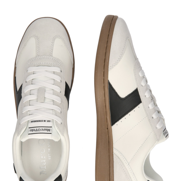 Marc O'Polo Sneaker low 'Vincenzo 4A'  gri deschis / negru / alb murdar