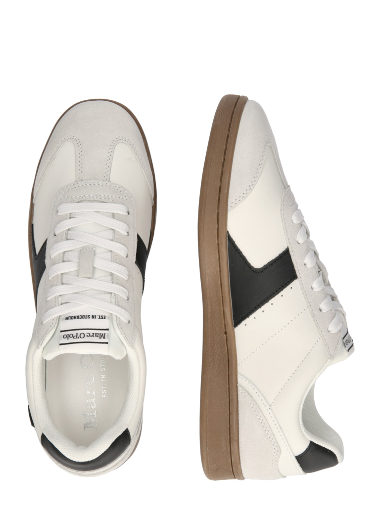 Marc O'Polo Sneaker low 'Vincenzo 4A'  gri deschis / negru / alb murdar