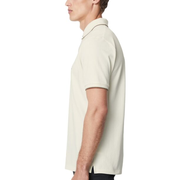 Marc O'Polo Tricou  maro / alb natural preţ