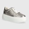 Marc O'Polo sneakers din piele culoarea argintiu