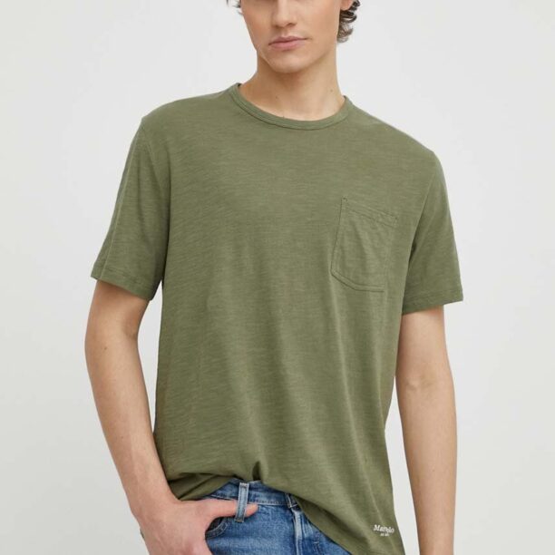 Marc O'Polo tricou din bumbac culoarea verde