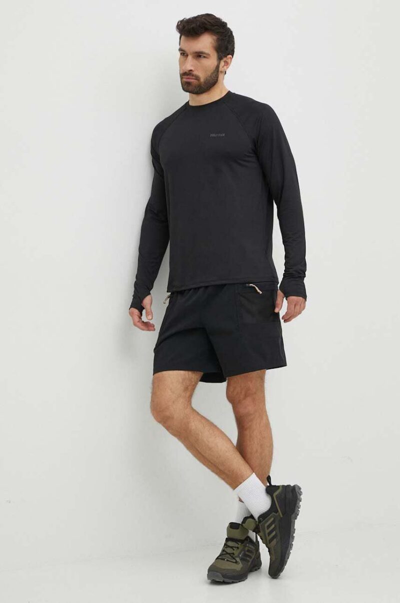 Marmot longsleeve sport Windridge culoarea negru