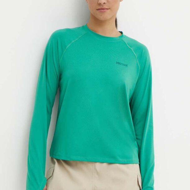 Marmot longsleeve sport Windridge culoarea verde