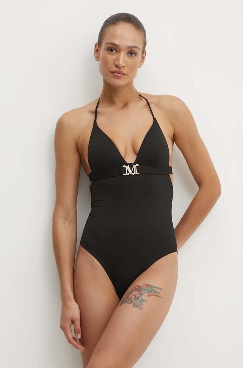 Max Mara Beachwear costum de baie dintr-o bucată culoarea negru