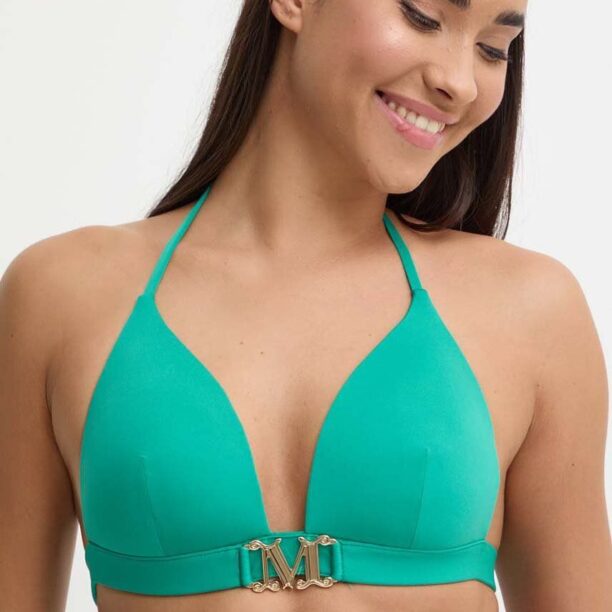 Max Mara Beachwear sutien de baie culoarea verde