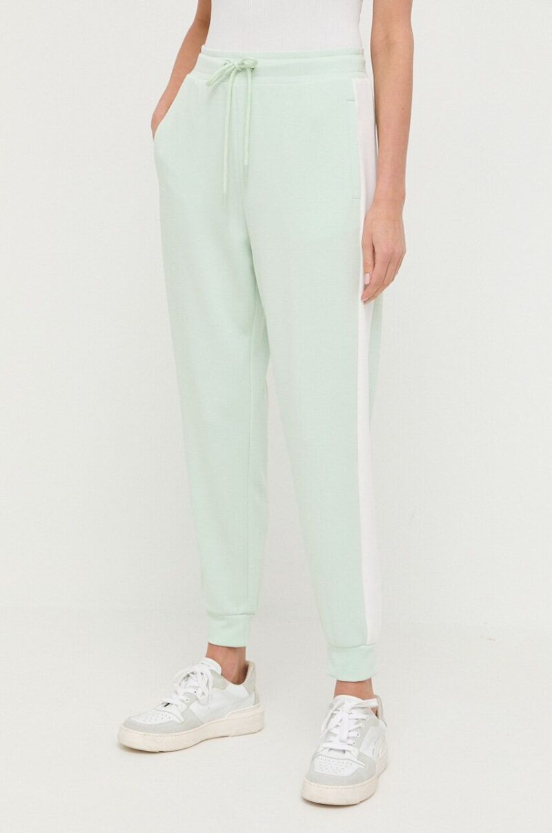 Max Mara Leisure pantaloni de trening culoarea verde