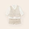 Mayoral Newborn compleu bebe culoarea bej