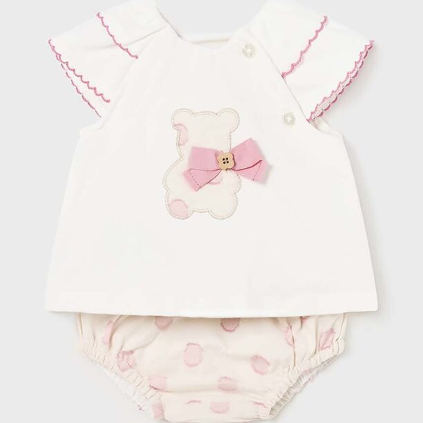 Mayoral Newborn compleu bebe culoarea galben