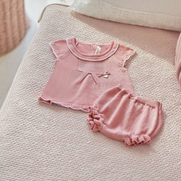 Mayoral Newborn compleu bebe culoarea roz