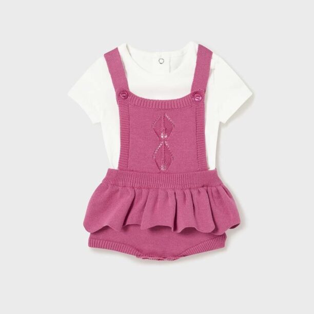 Mayoral Newborn compleu bebe culoarea violet