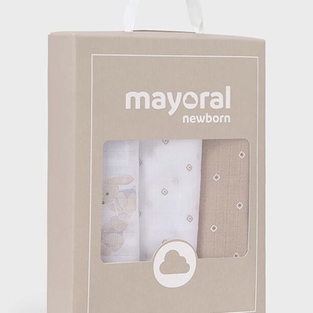 Mayoral Newborn scutec 3-pack preţ