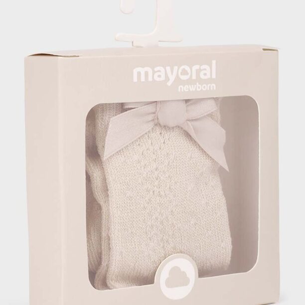 Mayoral Newborn sosete bebe culoarea bej preţ