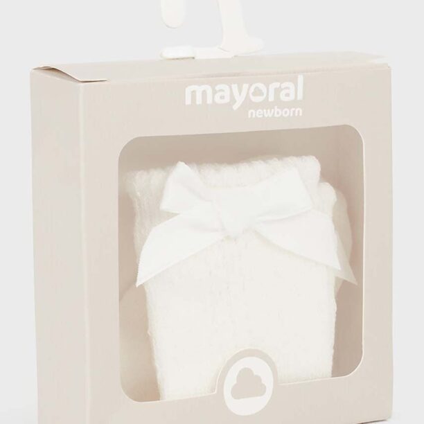 Mayoral Newborn sosete bebe culoarea bej preţ