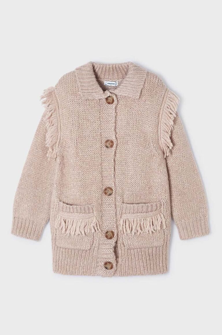 Mayoral cardigan copii culoarea bej