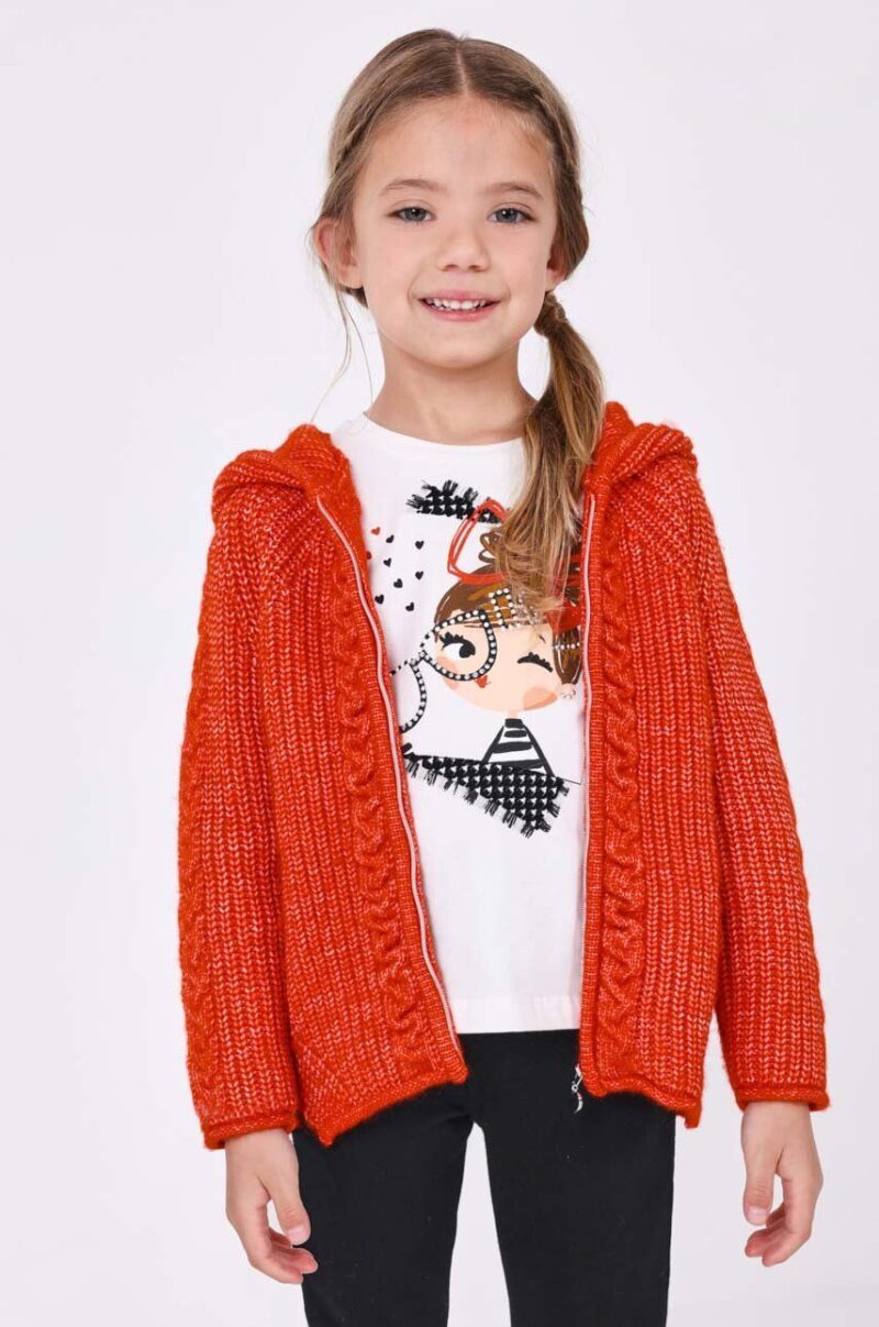 Mayoral cardigan copii culoarea rosu