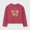 Mayoral longsleeve din bumbac pentru copii culoarea roz