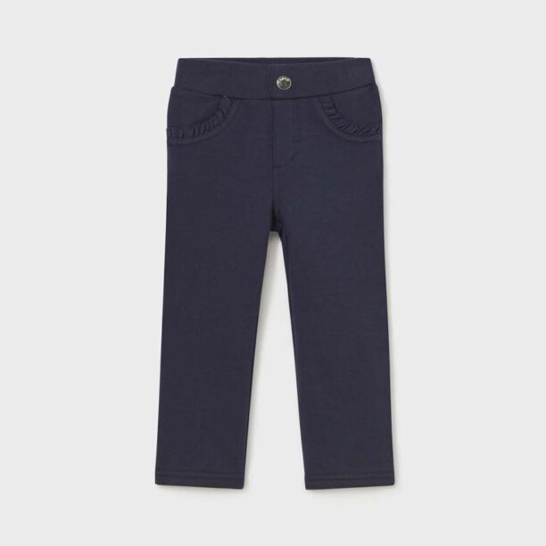 Mayoral pantaloni bebe culoarea albastru marin