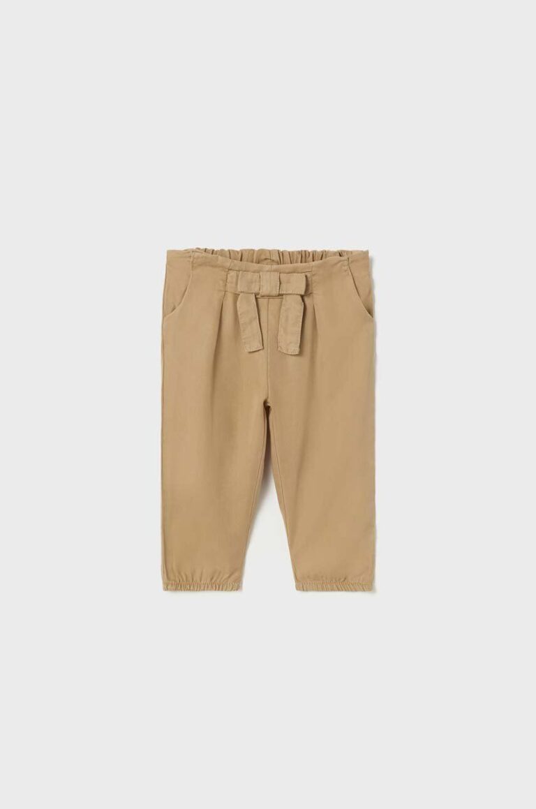 Mayoral pantaloni bebe culoarea bej