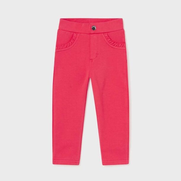 Mayoral pantaloni bebe culoarea portocaliu