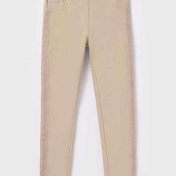 Mayoral pantaloni copii culoarea bej