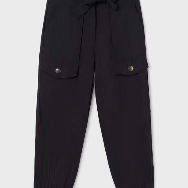 Mayoral pantaloni copii culoarea negru