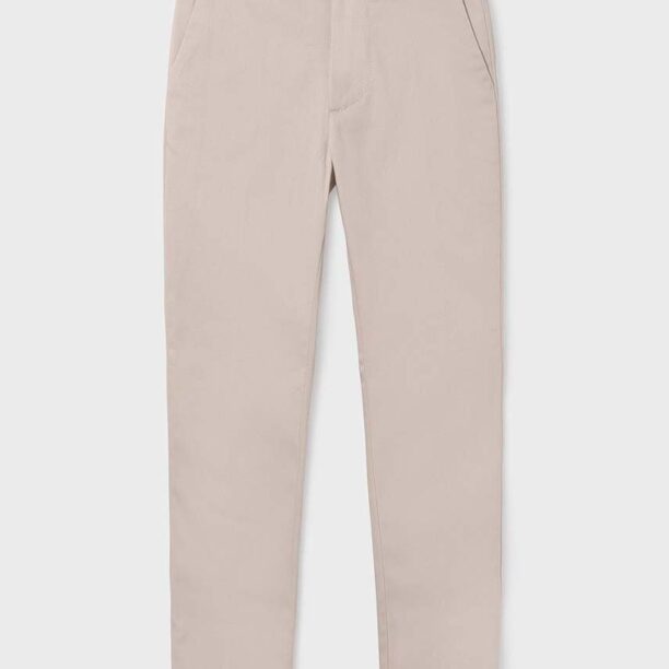 Mayoral pantaloni copii slim culoarea bej