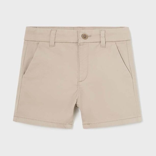 Mayoral pantaloni scurti bebe culoarea bej