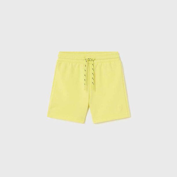 Mayoral pantaloni scurti bebe culoarea galben