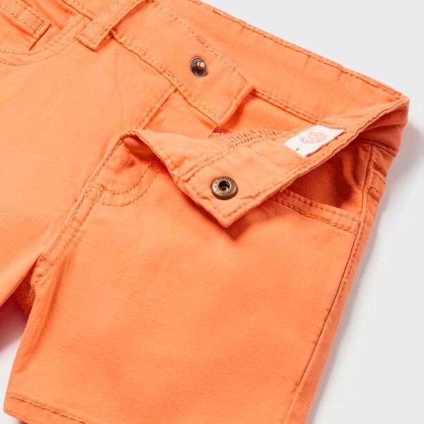 Mayoral pantaloni scurti bebe culoarea portocaliu preţ