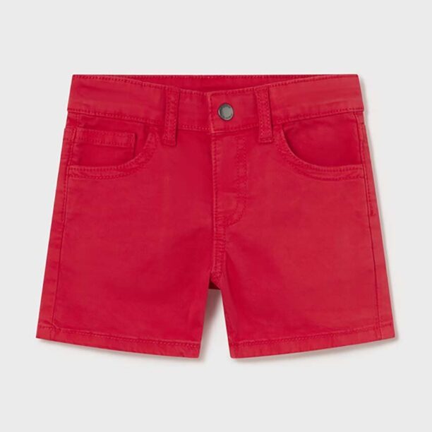 Mayoral pantaloni scurti bebe culoarea rosu