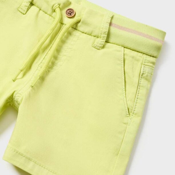 Mayoral pantaloni scurti bebe culoarea verde preţ