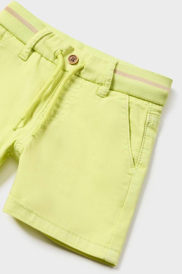 Mayoral pantaloni scurti bebe culoarea verde preţ