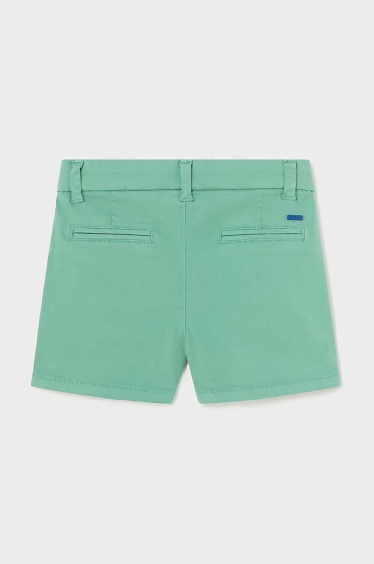 Mayoral pantaloni scurti bebe culoarea verde preţ