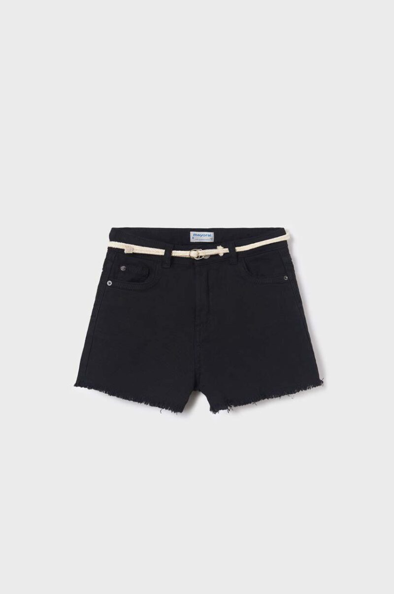 Mayoral pantaloni scurti copii culoarea negru