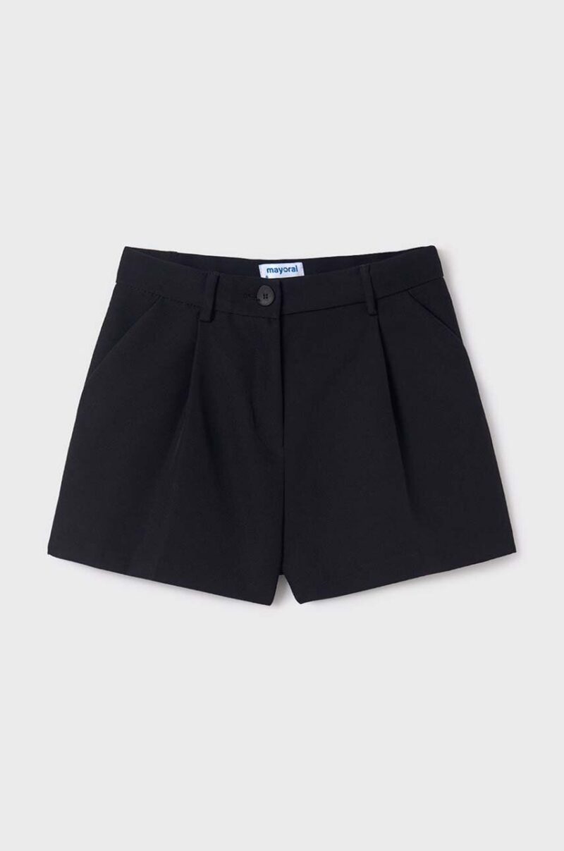 Mayoral pantaloni scurti copii culoarea negru