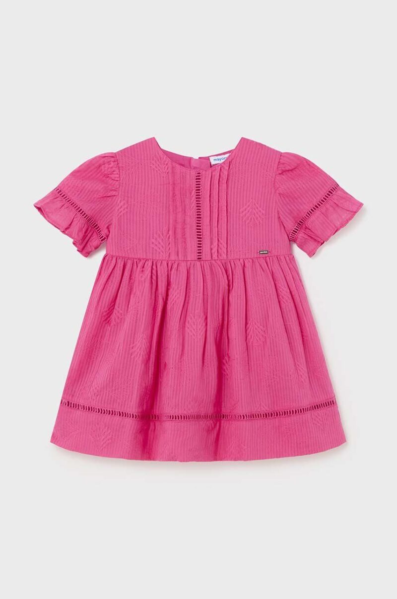 Mayoral rochie bebe culoarea roz