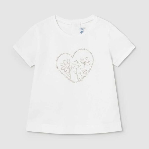 Mayoral tricou bebe culoarea bej