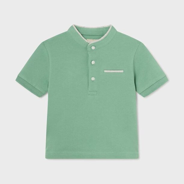 Mayoral tricou polo pentru copii culoarea verde