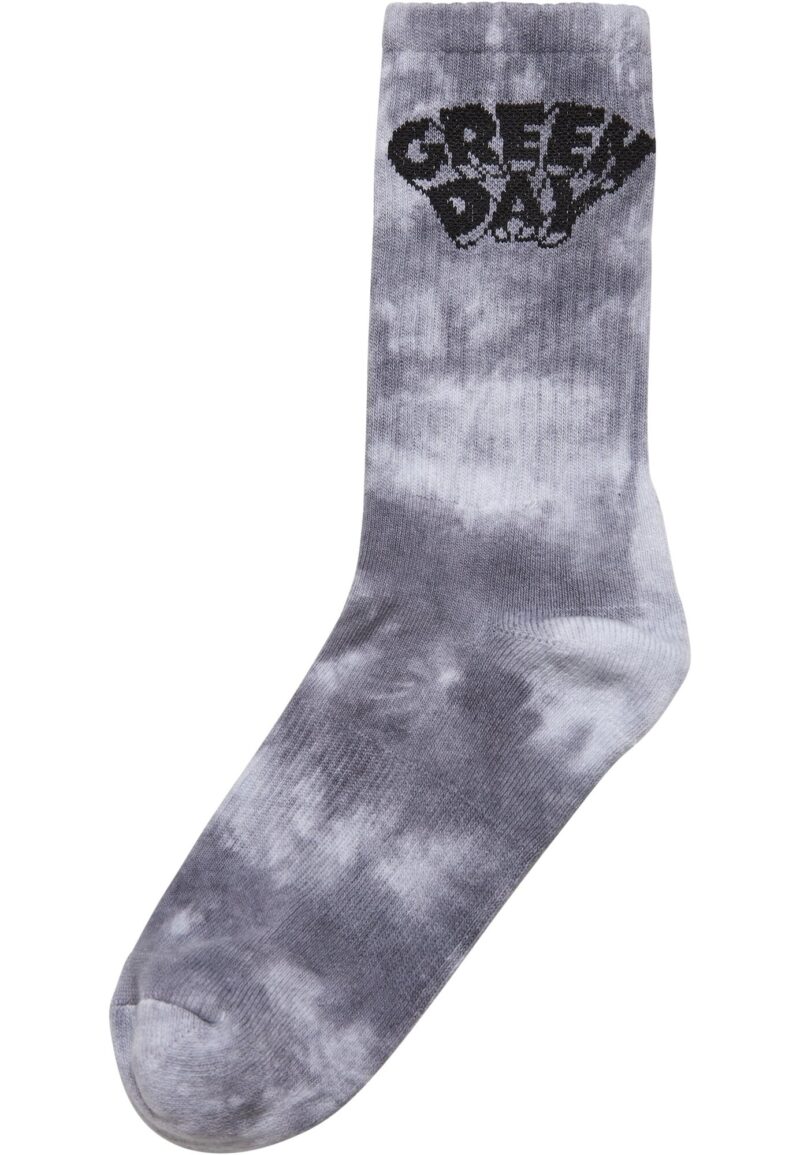 Merchcode Șosete 'Green Day Tie Die'  gri / negru / alb preţ